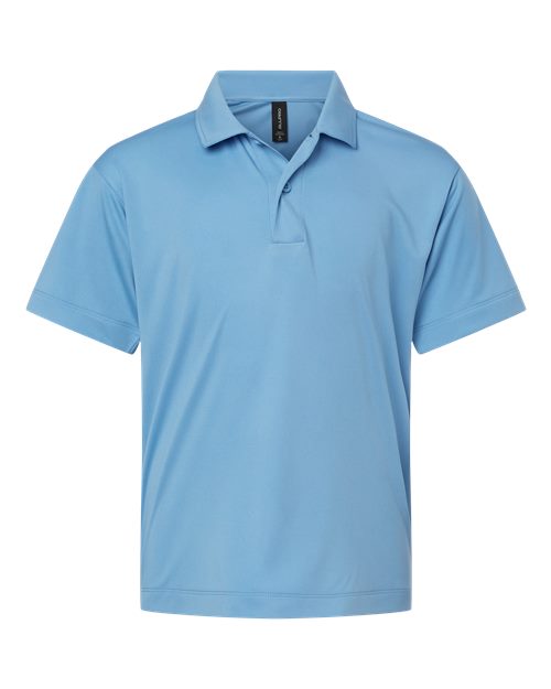 AllPro 41800Y Youth Pro-Lock Performance Polo - Carolina Blue