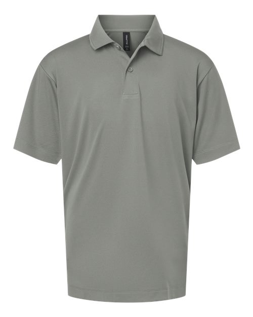 Load image into Gallery viewer, AllPro 41800Y Youth Pro-Lock Performance Polo - Greystone
