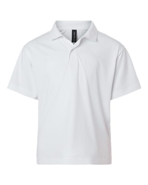 Load image into Gallery viewer, AllPro 41800Y Youth Pro-Lock Performance Polo - White
