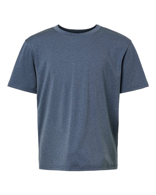 AllPro 48000Y Youth Pro-Lock Performance T-Shirt - Heather Navy