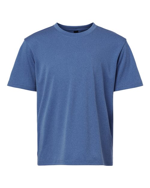 Load image into Gallery viewer, AllPro 48000Y Youth Pro-Lock Performance T-Shirt - Heather Royal
