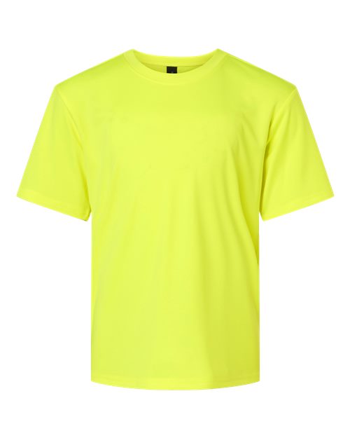 Load image into Gallery viewer, AllPro 48000Y Youth Pro-Lock Performance T-Shirt - Neon Yellow

