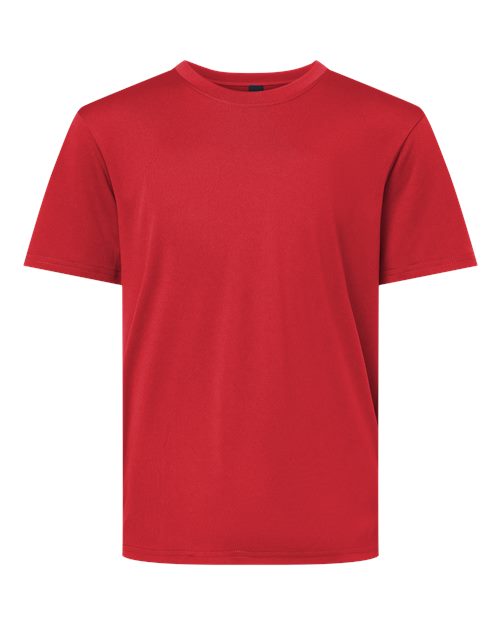 AllPro 48000Y Youth Pro-Lock Performance T-Shirt - Red