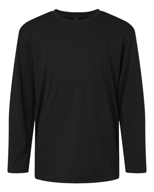 AllPro 48400Y Youth Pro-Lock Performance Long Sleeve T-Shirt - Black
