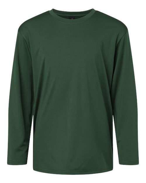 Load image into Gallery viewer, AllPro 48400Y Youth Pro-Lock Performance Long Sleeve T-Shirt - Forest Green

