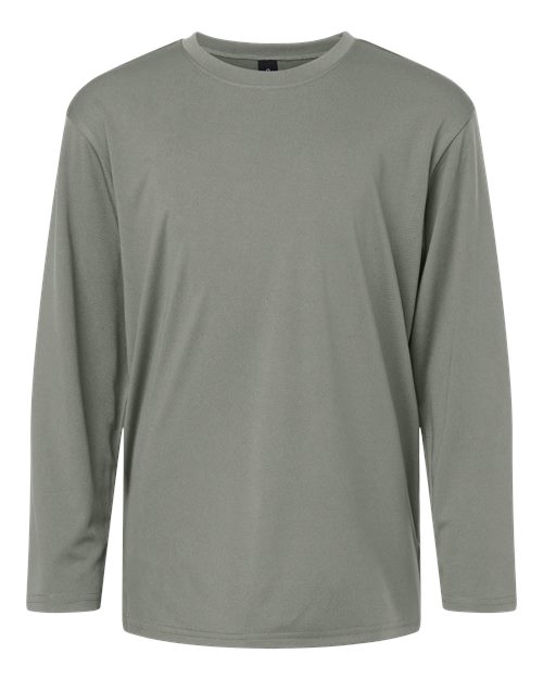 Load image into Gallery viewer, AllPro 48400Y Youth Pro-Lock Performance Long Sleeve T-Shirt - Greystone
