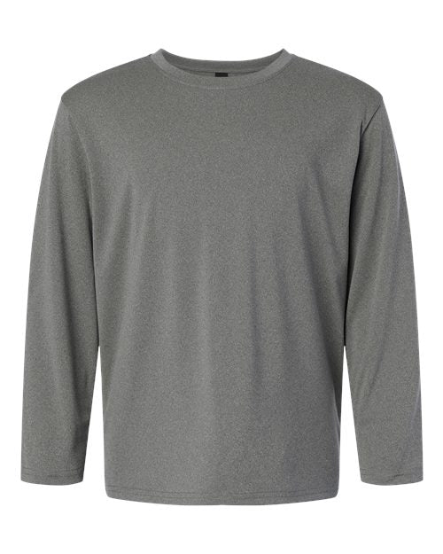 Load image into Gallery viewer, AllPro 48400Y Youth Pro-Lock Performance Long Sleeve T-Shirt - Heather Granite
