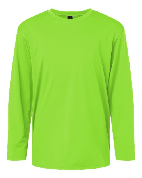AllPro 48400Y Youth Pro-Lock Performance Long Sleeve T-Shirt - Lime