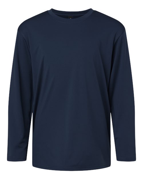 AllPro 48400Y Youth Pro-Lock Performance Long Sleeve T-Shirt - Navy