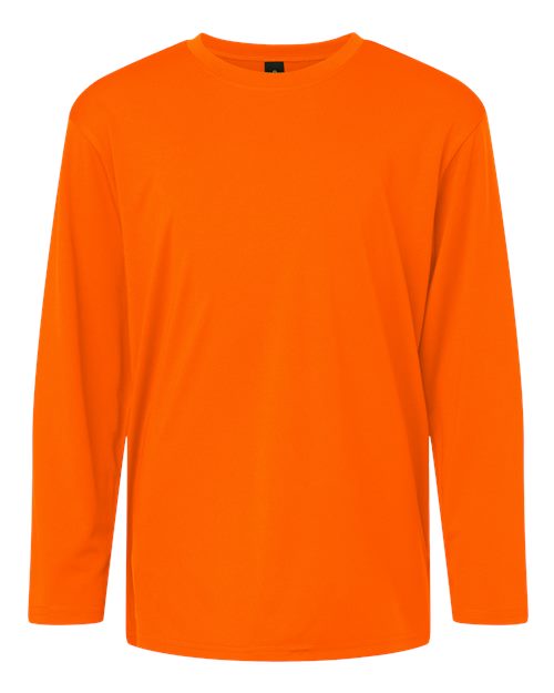 AllPro 48400Y Youth Pro-Lock Performance Long Sleeve T-Shirt - Neon Orange