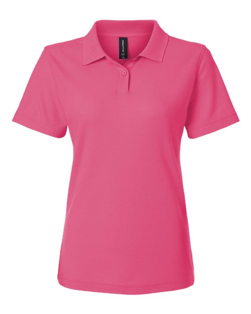 AllPro 62800L Women's Pique Polo - Bright Pink