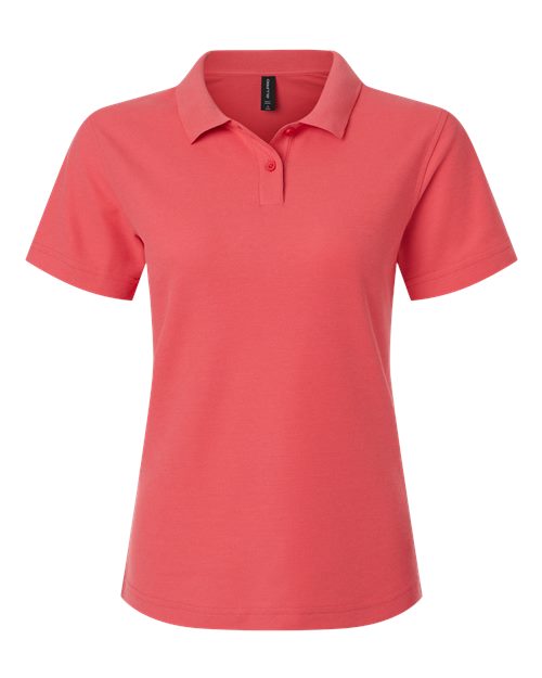 AllPro 62800L Women's Pique Polo - Coral