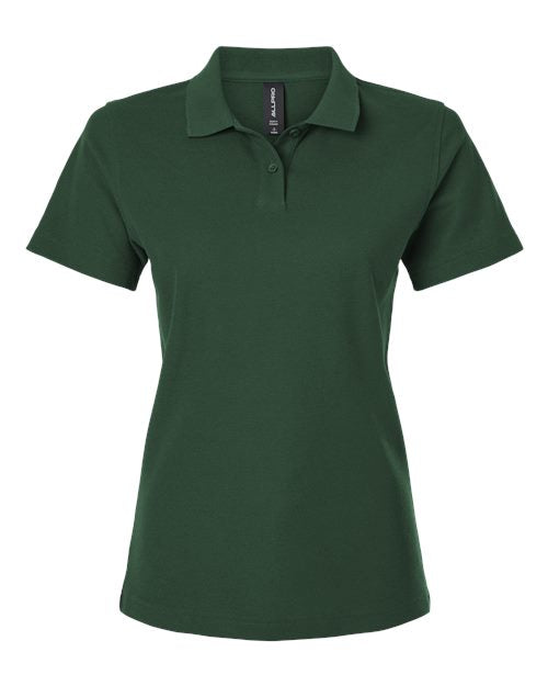 AllPro 62800L Women's Pique Polo - Forest Green