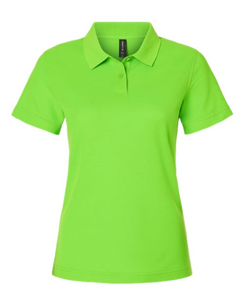 Load image into Gallery viewer, AllPro 62800L Women's Pique Polo - Lime
