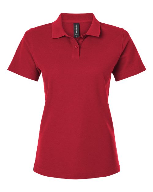 AllPro 62800L Women's Pique Polo - Red