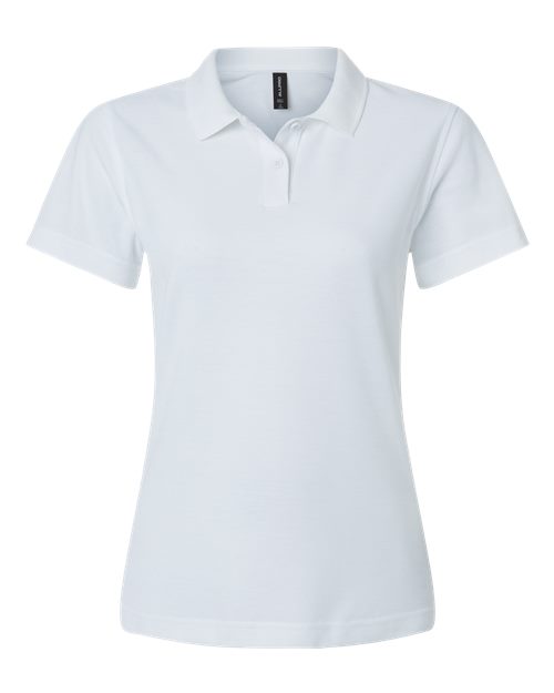 Load image into Gallery viewer, AllPro 62800L Women's Pique Polo - White
