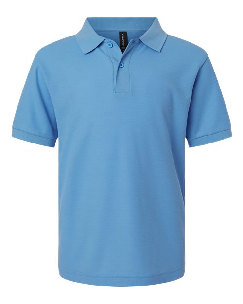 Load image into Gallery viewer, AllPro 62800Y Youth Pique Polo - Carolina Blue
