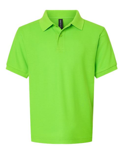 AllPro 62800Y Youth Pique Polo - Lime