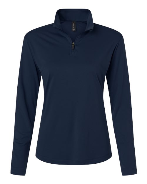 Load image into Gallery viewer, AllPro 41870L Women's Pro-Lock Performance Quarter-Zip Pullover - Navy
