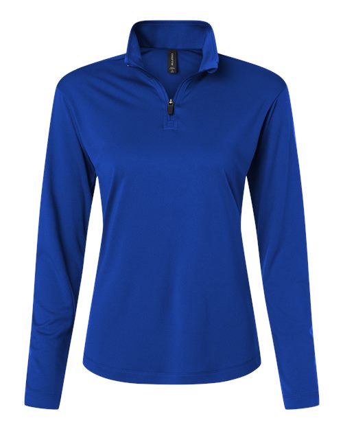 Load image into Gallery viewer, AllPro 41870L Women's Pro-Lock Performance Quarter-Zip Pullover - Royal
