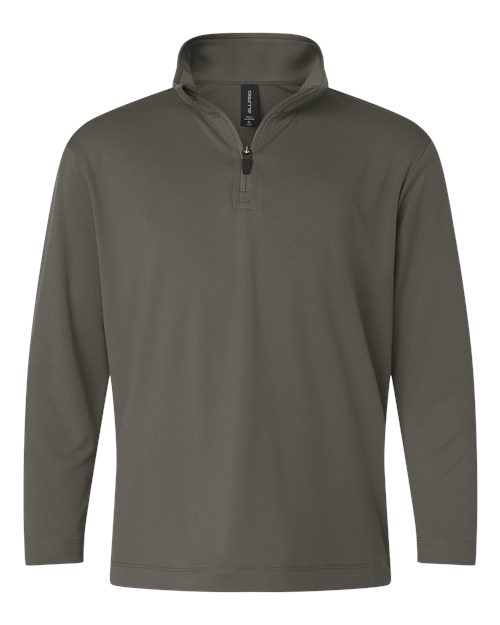 Load image into Gallery viewer, AllPro 41870Y Youth Pro-Lock Performance Quarter-Zip Pullover - Charcoal
