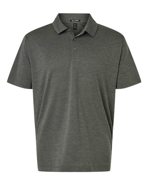Load image into Gallery viewer, AllPro 4HM00 Men's Pro-Lock Performance Mélange Polo - Charcoal Melange
