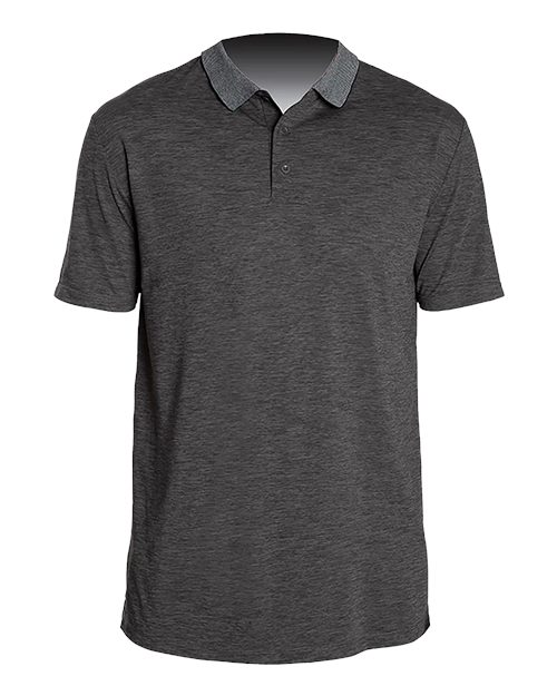 Load image into Gallery viewer, ANETIK MPTNTS0 Men's Transit Tech Polo - Charcoal Heathered
