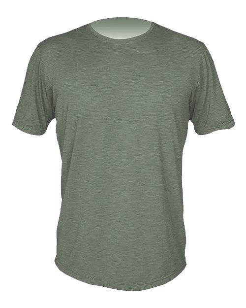 ANETIK MVLPRS8 Men's Low Pro Tech T-Shirt - Dark Olive Heathered