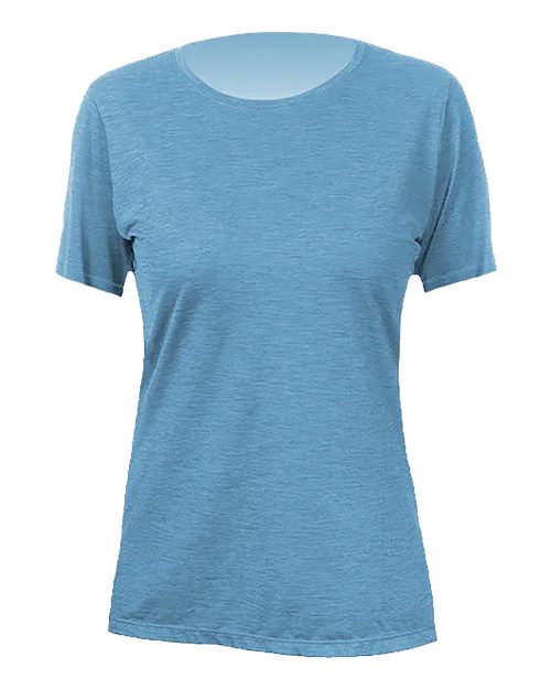 ANETIK WSBRZS0 Women's Breeze Tech T-Shirt - Bahama Heathered