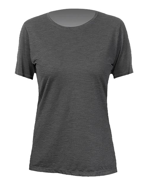 Load image into Gallery viewer, ANETIK WSBRZS0 Women's Breeze Tech T-Shirt - Charcoal Heathered
