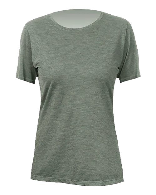 Load image into Gallery viewer, ANETIK WSBRZS0 Women's Breeze Tech T-Shirt - Dark Olive Heathered
