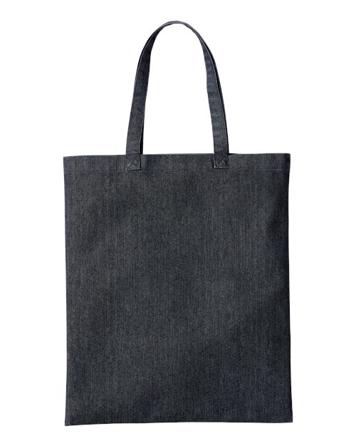 Load image into Gallery viewer, Artisan Collection by Reprime RP998 Denim Tote Bag - Black Denim
