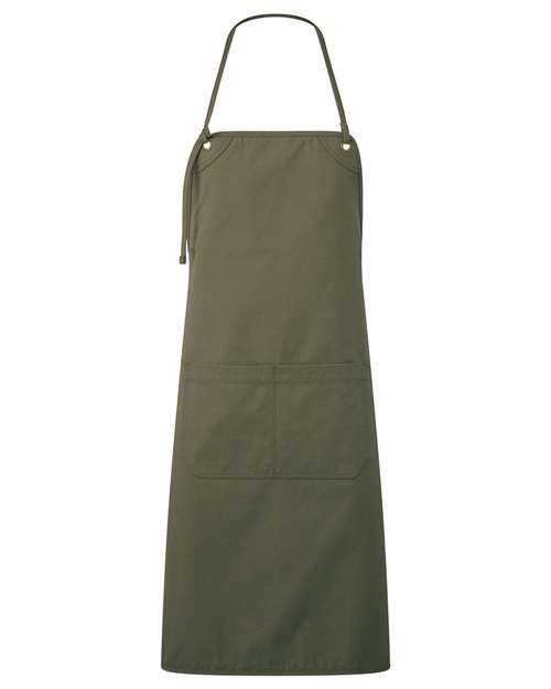 Artisan Collection by Reprime RP181 Artisan's Choice Double Pocket Canvas Apron - Olive
