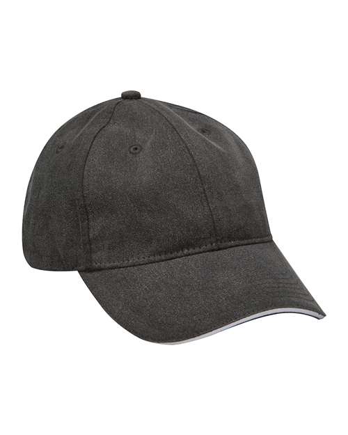 Load image into Gallery viewer, Adams Headwear LP107 Icon Sandwich Cap - Black/ White
