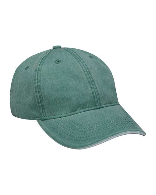 Load image into Gallery viewer, Adams Headwear LP107 Icon Sandwich Cap - Forest/ White
