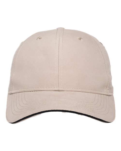 Adams Headwear PE102 Performer Cap - Khaki/ Black