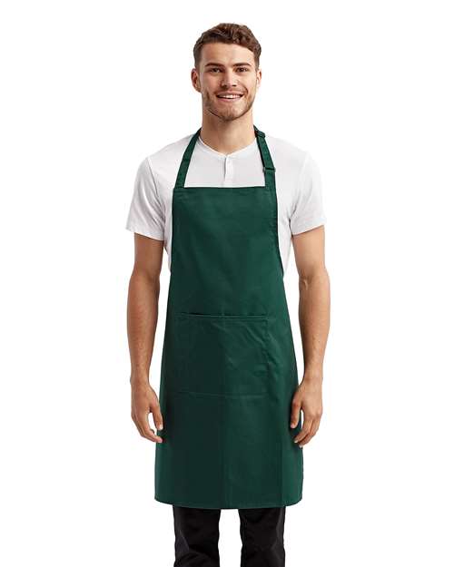 Load image into Gallery viewer, Artisan Collection by Reprime RP154 Recycled Pocket Bib Apron - Bottle

