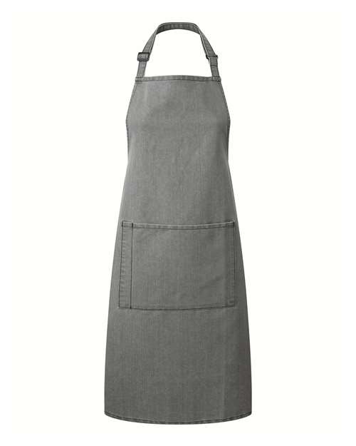 Load image into Gallery viewer, Artisan Collection by Reprime RP154 Recycled Pocket Bib Apron - Grey Denim
