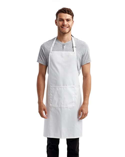 Load image into Gallery viewer, Artisan Collection by Reprime RP154 Recycled Pocket Bib Apron - White
