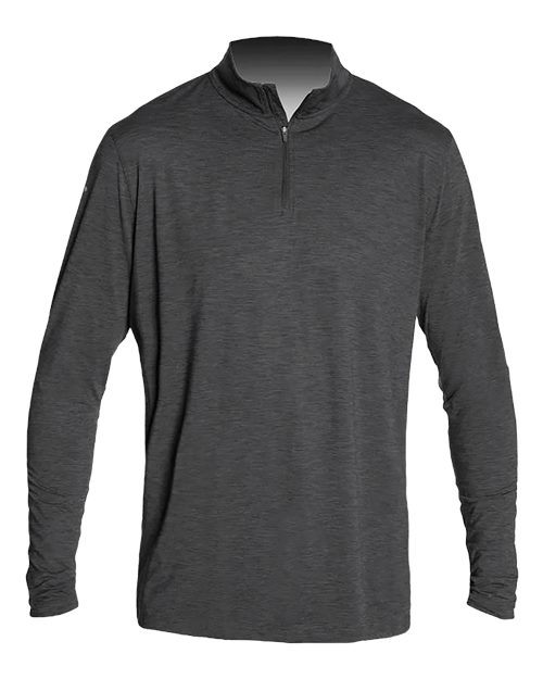 ANETIK MVQTRL9 Men's Low Pro Quarter-Zip Pullover - Charcoal Heathered