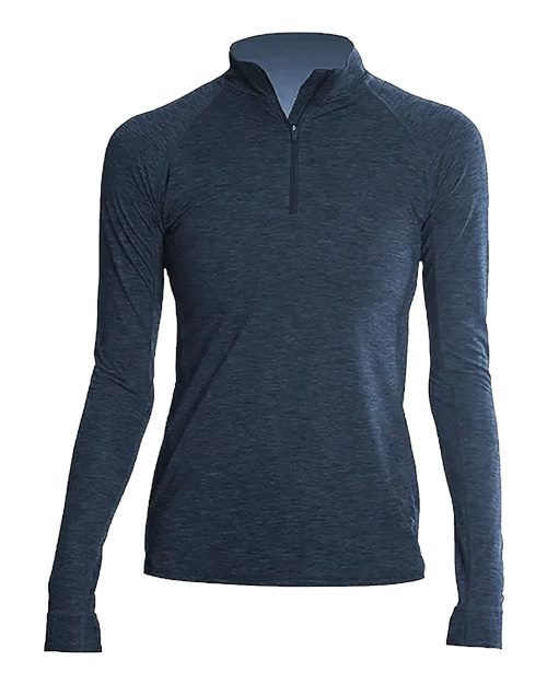 Load image into Gallery viewer, ANETIK WSFLTL0 Women's Flight Tech Quarter-Zip Pullover - Midnight Heathered
