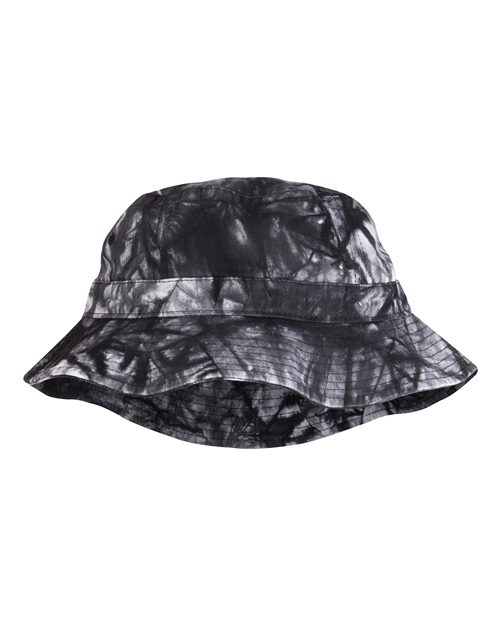 Load image into Gallery viewer, Adams Headwear VA101 Vacationer Bucket Hat - Black Tie Dye
