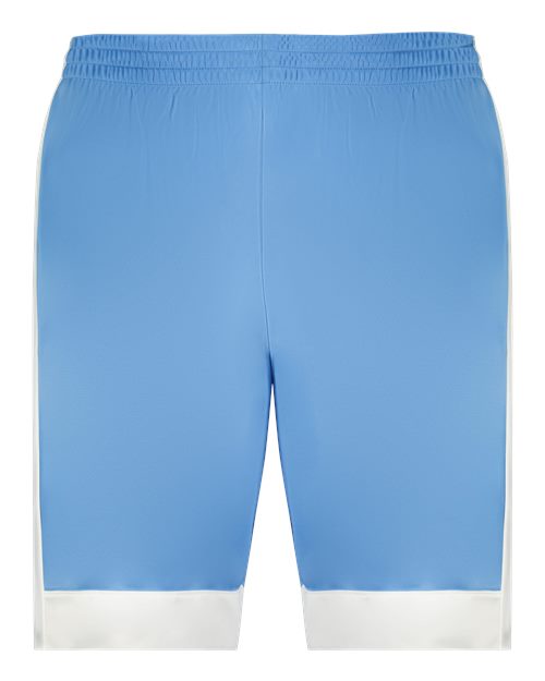 Load image into Gallery viewer, Augusta Sportswear 6889 Unisex Match-Up Basketball Shorts - Columbia Blue/ White
