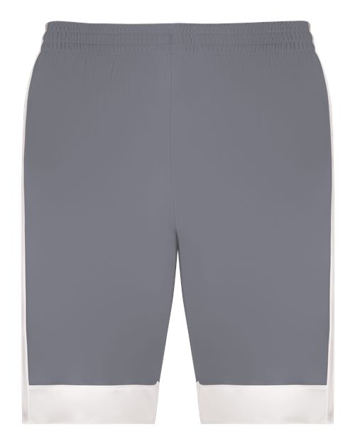 Load image into Gallery viewer, Augusta Sportswear 6889 Unisex Match-Up Basketball Shorts - Graphite/ White
