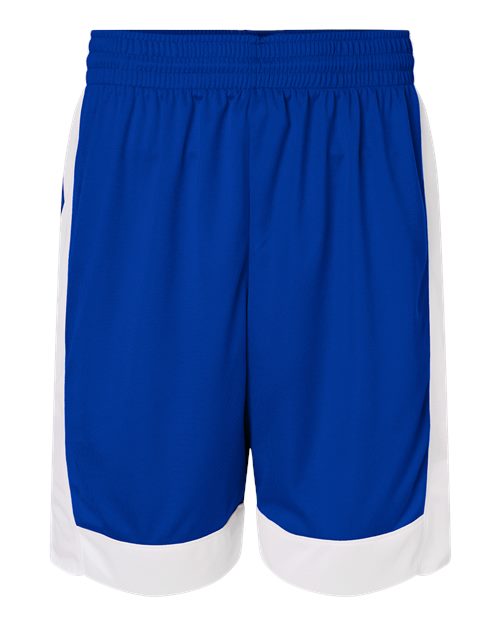 Load image into Gallery viewer, Augusta Sportswear 6889 Unisex Match-Up Basketball Shorts - Royal/ White
