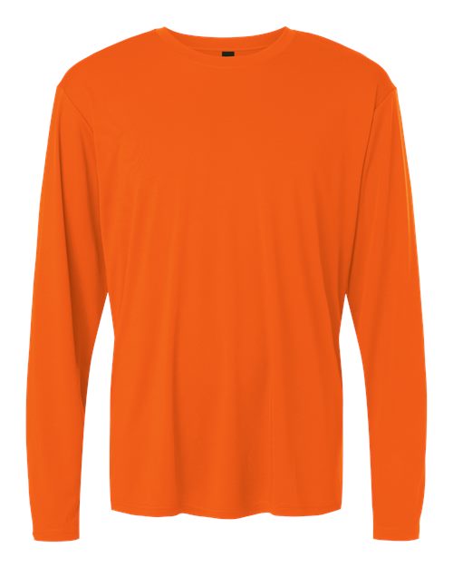 AllPro 48400 Unisex Pro-Lock Performance Long Sleeve T-Shirt - Deep Orange