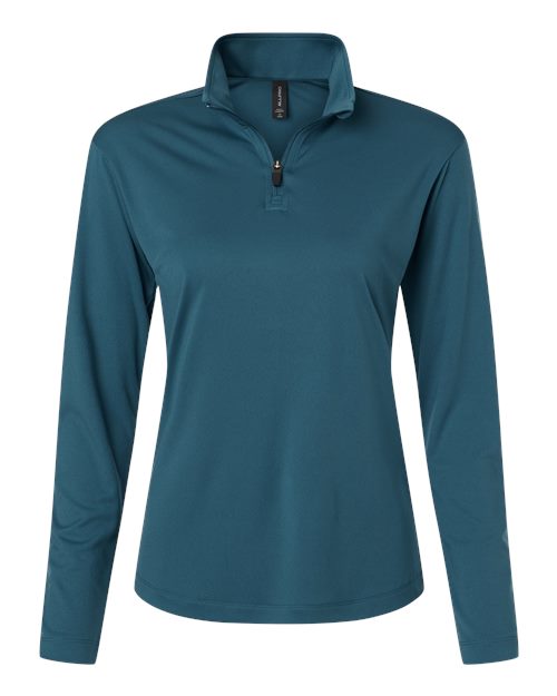 Load image into Gallery viewer, AllPro 41870L Women's Pro-Lock Performance Quarter-Zip Pullover - Atlantic Blue
