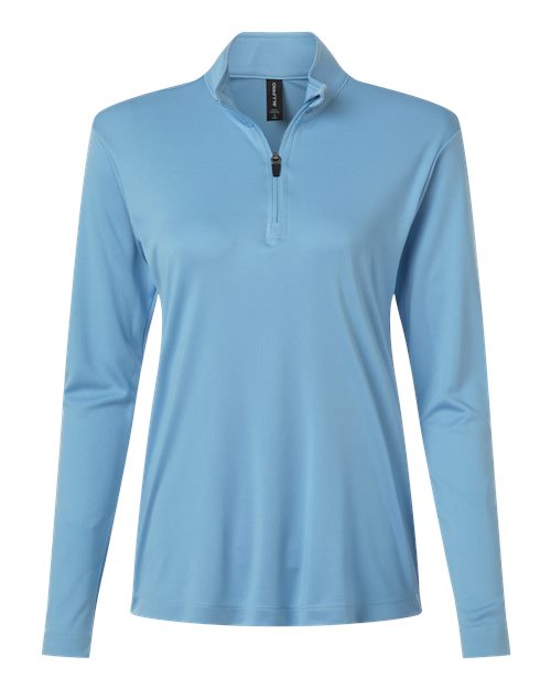 AllPro 41870L Women's Pro-Lock Performance Quarter-Zip Pullover - Carolina Blue