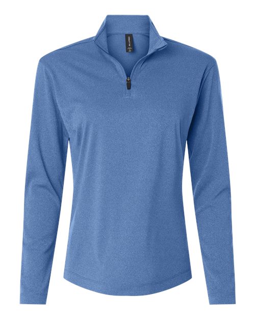 Load image into Gallery viewer, AllPro 41870L Women's Pro-Lock Performance Quarter-Zip Pullover - Heather Royal
