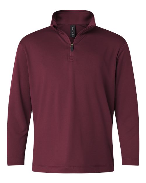 Load image into Gallery viewer, AllPro 41870Y Youth Pro-Lock Performance Quarter-Zip Pullover - Maroon
